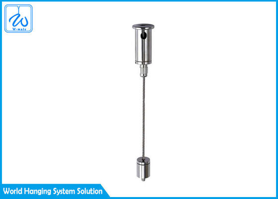 Adjustable Wire Suspension Hanging Kit Fixed Gripper Safe Nut Original Metal Color