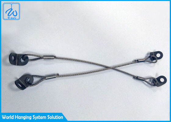 كابل أمان زنبرك باب المرآب المخصص لمنع السقوط مع نهاية طرفية منحنية