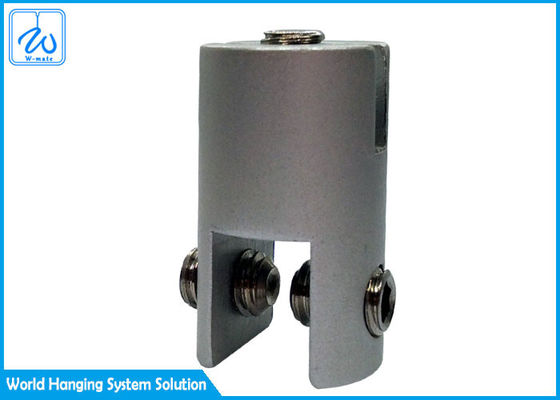 تصميم إبداعي زجاجي جانبي مشبك علامة كابل ماسك لنظام تعليق اللافتات