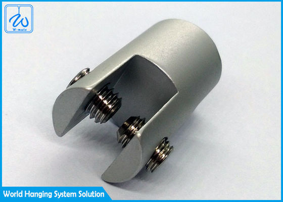 تصميم إبداعي زجاجي جانبي مشبك علامة كابل ماسك لنظام تعليق اللافتات