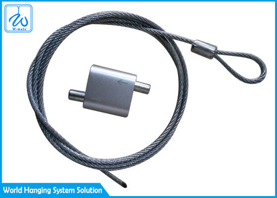 دعامات حائط لمجموعة دعامات الأنابيب الزلزالية مع ماسك حبل سلكي حلقي