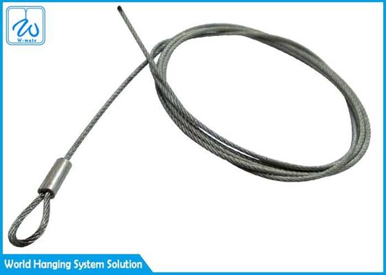 Galvanized Wire Rope Sling Assembly With Soft Eye 2.0mm For Promotional Displays