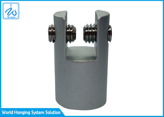 SGS فن نظام تعليق الكابلات المقبضات الأكريليك مع حبل الأسلاك الفولاذية لنظام تعليق المعرض