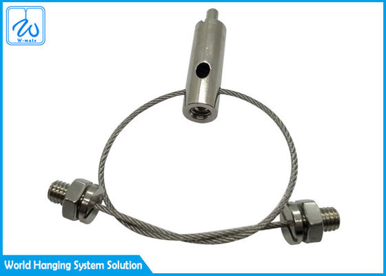 حبل الأسلاك الفولاذية المعلقة المعدنية أدوات تعليق الأسلاك LED الإضاءة 7x7 أو 7x19