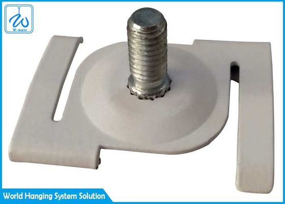 خطاف مشبك ملتوي على شكل حرف T M6 أداة تثبيت متعددة الاستخدامات لنظام تعليق السقف الصوتي