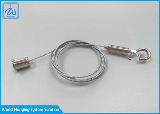 طقم تثبيت السقف بمشبك الكابل المعلق لملحقات إضاءة السقف المعلقة