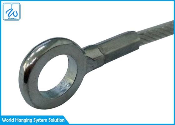 مكونات تجميع حبل الأسلاك الفولاذية المطلية بـ PVC عن طريق القطع الملحومة بالبقعة