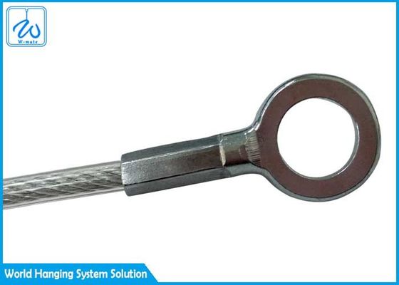 مكونات تجميع حبل الأسلاك الفولاذية المطلية بـ PVC عن طريق القطع الملحومة بالبقعة