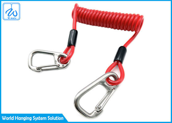 تمديد حبل الأمان للمرح في الهواء الطلق زنبرك كابل الأمان