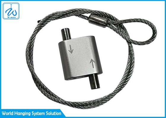 قفل حلقة كابل نحاسي قابل للتعديل لسلك حبل فولاذي