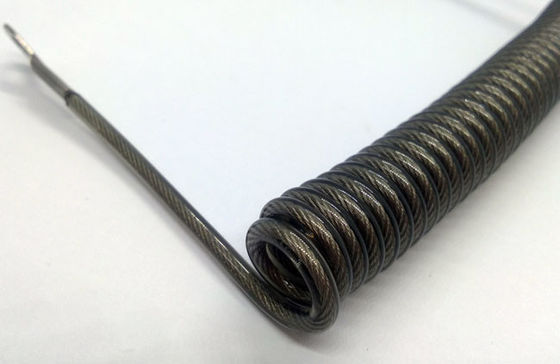 حبل أمان بكرة قابلة للسحب ملف شفاف لنظام السلامة لتسلق الجبال