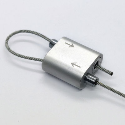 Natural Anodized Looping Cable Gripper Aircraft Stainless Steel Cable