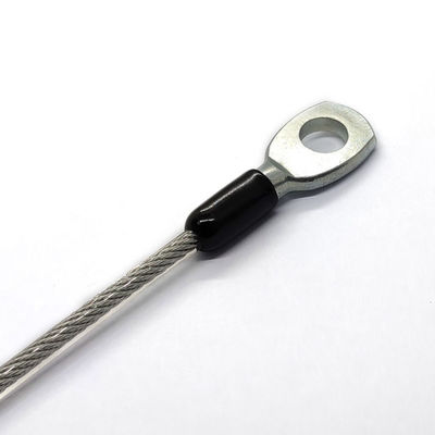 حبل فولاذي للإضاءة، حبل سلكي مرن من الفولاذ المقاوم للصدأ مع حلقة