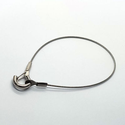 تجميع حبل سلكي من الفولاذ المقاوم للصدأ عالي الجودة مع محطات العين المقاوم للصدأ