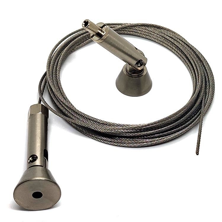 عالية الجودة سلك السقف المقبض الكابل ربط الستار المضطرب مع المسمار والمرساة