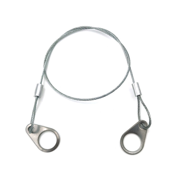سماعة أمان كابل من الفولاذ المقاوم للصدأ سلك أمان حبل لسماعة السقف مثبتة على السقف أو على الحائط أضف الأمان لتعليق الضوء قفل الكاميرا مكبر الصوت DIY في القاعة سيارة بار المعرض