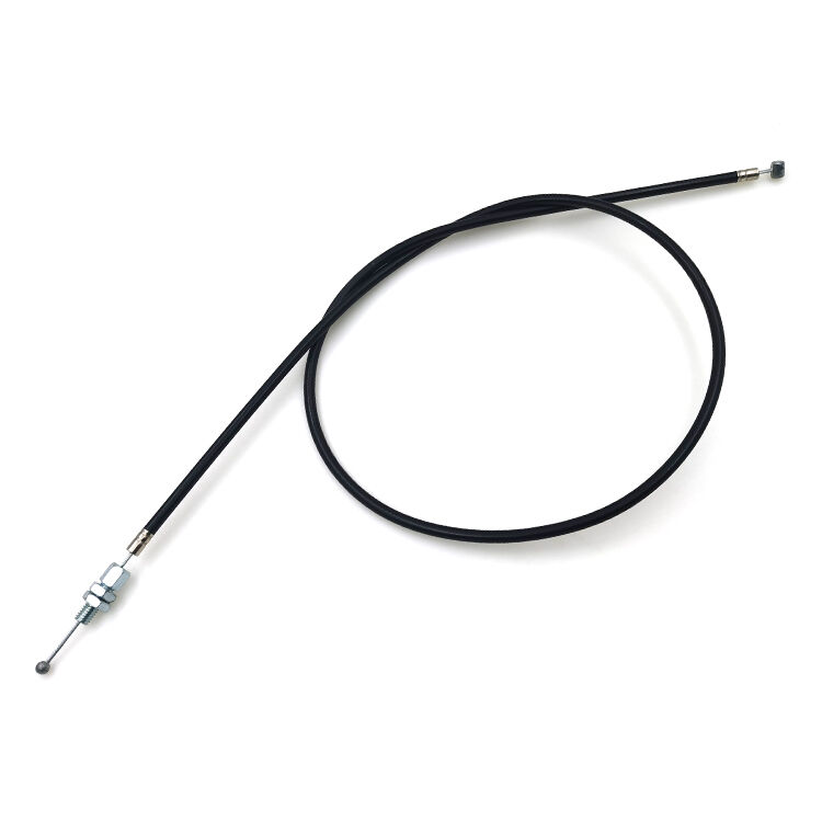 مقبض أمتعة من الفولاذ المطلي بمادة PVC، كابل فرامل طويل من الفولاذ المجلفن، حبل سلكي بنهاية عين مزدوجة