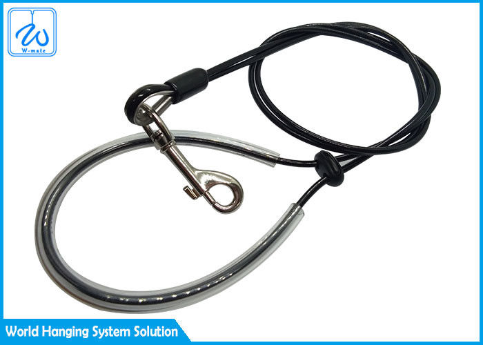 Indestructible Pet Tie Out Cable PVC Coating Dog Leash Rope For 1.8-2.0mm