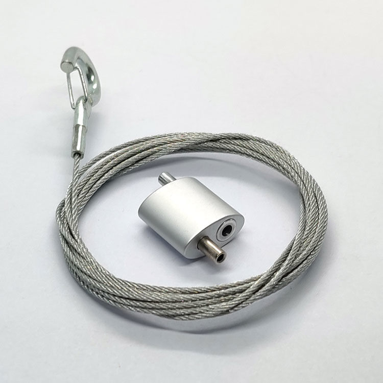 حامل كابل حلقي ثنائي الاتجاه تعليق كابل زنك للإضاءة