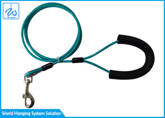 خيوط الكلب المقاومة للضغوط مع كابل فولاذ مغلف ومقبض مضغوط