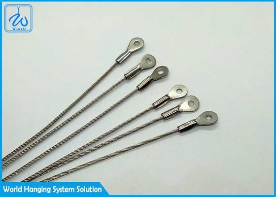 حبل سلكي من الفولاذ المقاوم للصدأ مغلف بالنايلون 2.5 ملم لنظم التعليق